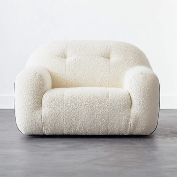 Brace Cream Boucle Chair