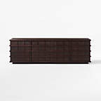 Alpena 90" Dark Acacia Wood Credenza