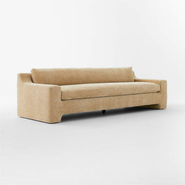 Durant Wheat Velvet Sofa