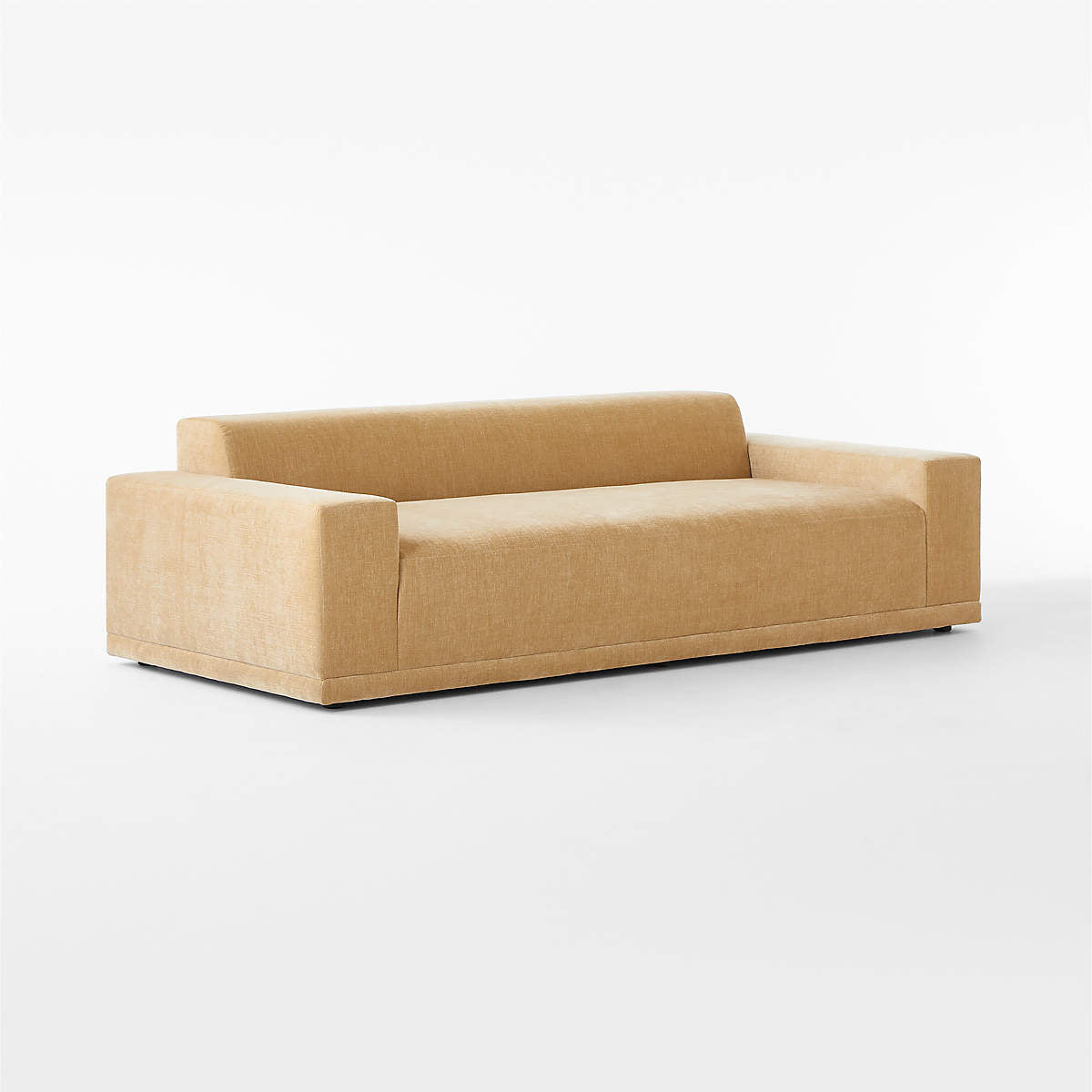 Wheat Performance Velvet Sofa