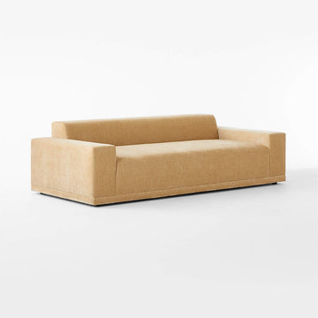 Wheat Performance Velvet Sofa