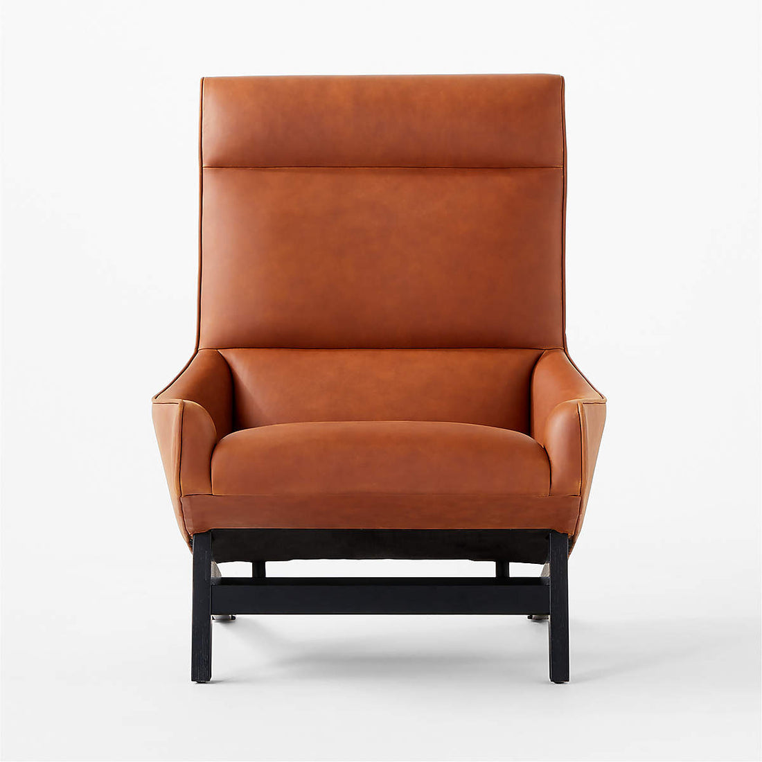 Grosseto Brown Leather Lounge Chair by Gianfranco Frattini