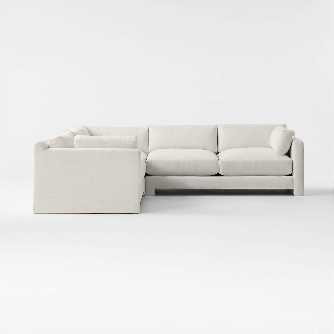 Marguerite 3-Piece L-Shaped White Performance Fabric Sectional SofaSave to FavoritesMarguerite 3-Piece L-Shaped White Performance Fabric Sectional Sofa