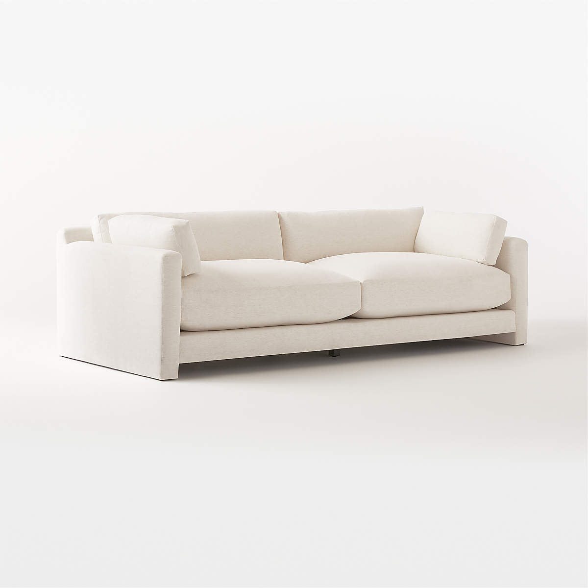 Marguerite White Performance Fabric Sofa