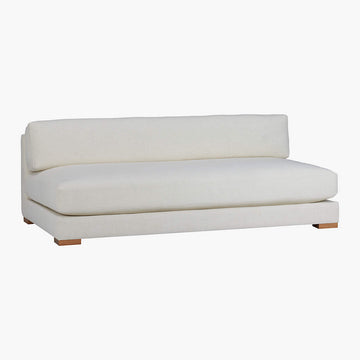 Piazza Sofa with White Oak Legs