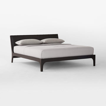 Pietro Woven Ivory Leather King Bed