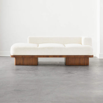 Serafin Snow White Performance Fabric Daybed