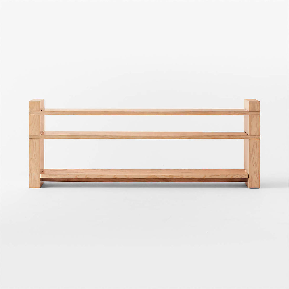 Varri Ash Wood Low Bookcase